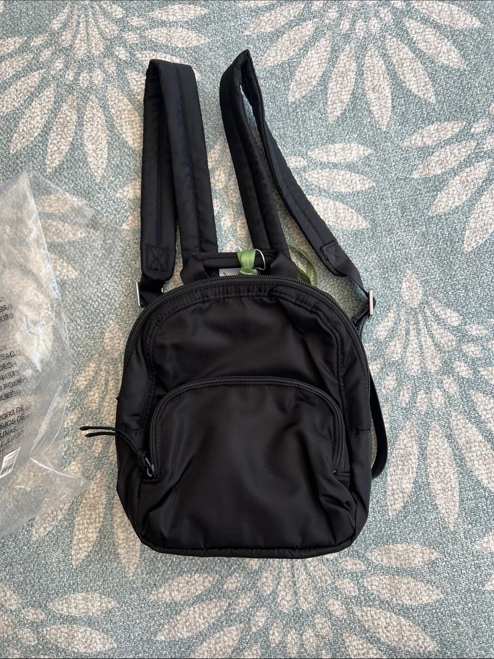 Vera Bradley mini banbury backpack black nylon